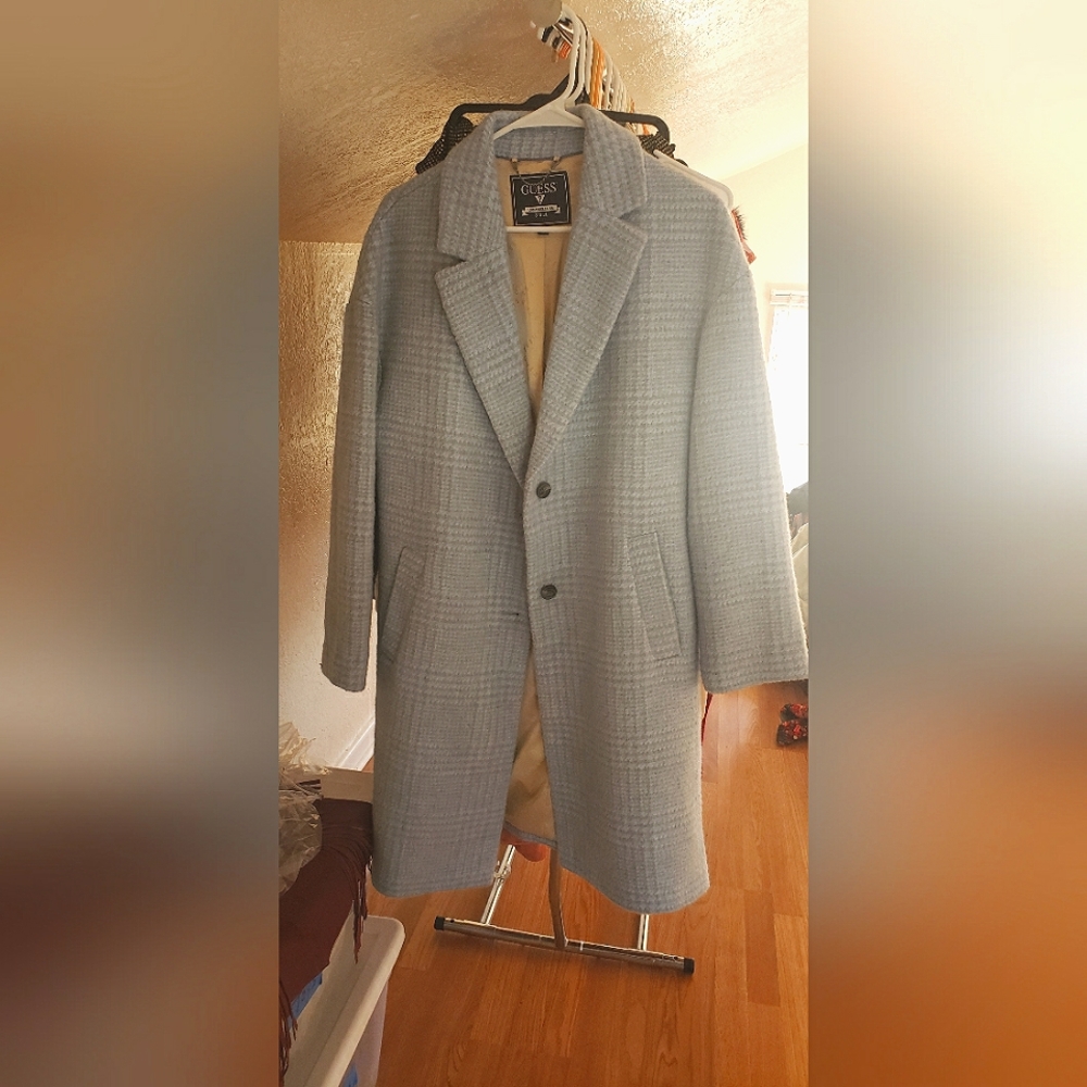 Guess Marciano Large Light Blue Coat